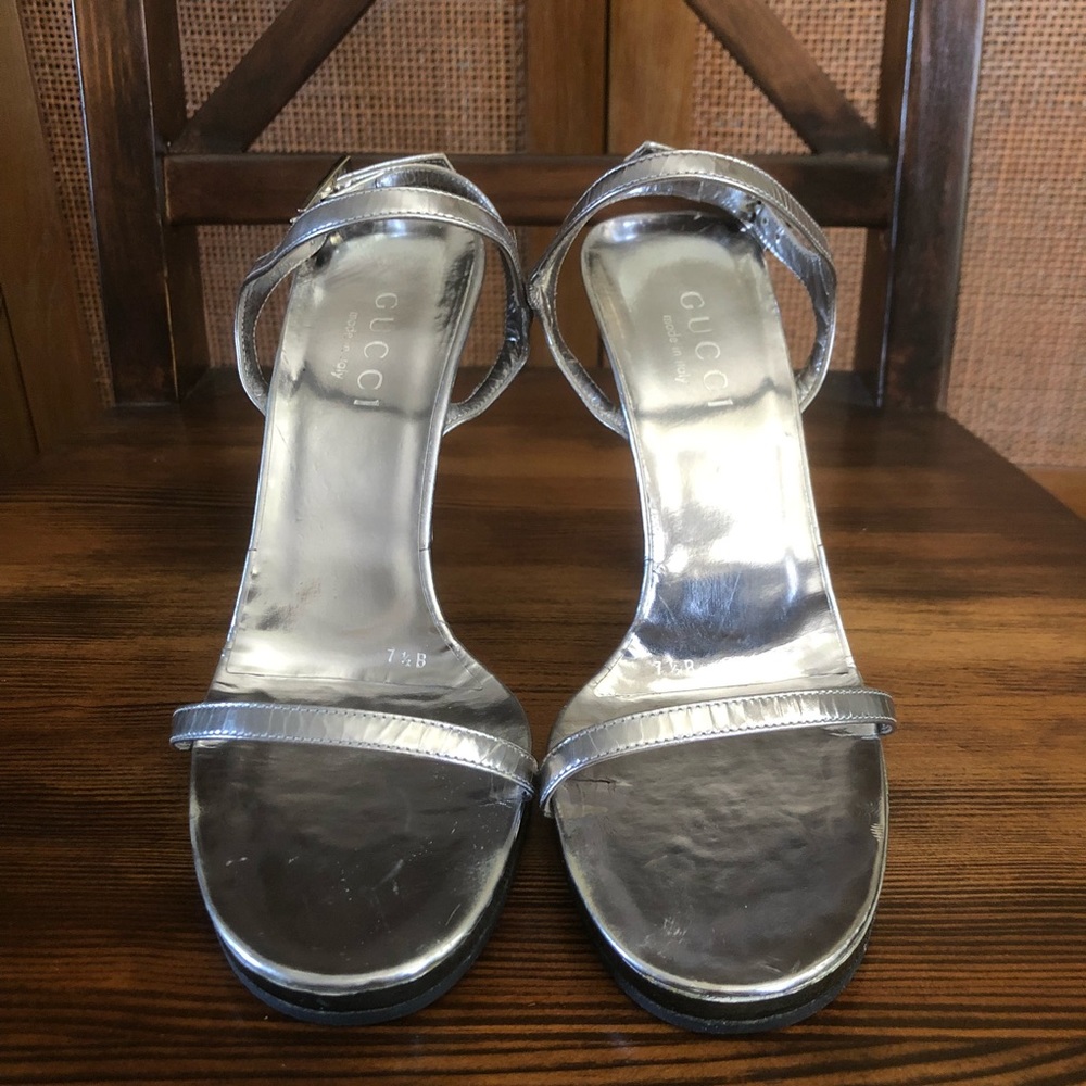 GUCCI 👡 Lucite Wedge Sandals